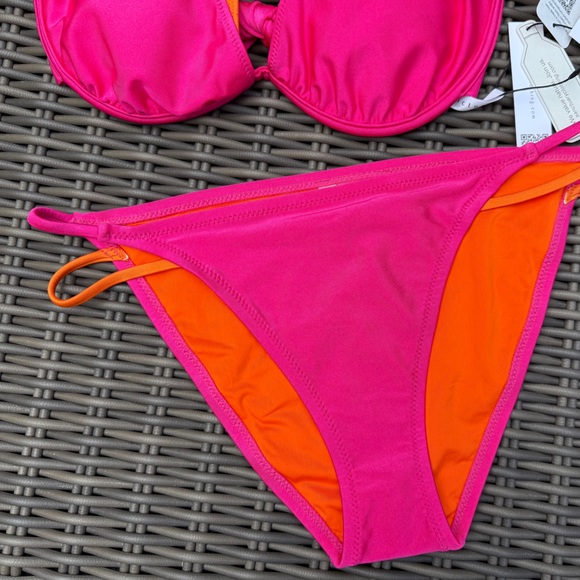 Sanctuary Pink and Orange Bikini - Size M/L - NWT - Picture 4 of 16